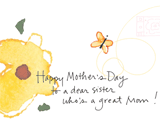 A Sister's Heart<br>Kathy Davis mothers day ecards