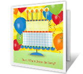 Guess Who's...? happy birthday printable cards