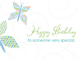 Birthday Butterflies<br>(Postcard) happy birthday ecards