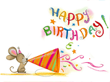 Birthday Party Mouse happy birthday ecards