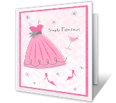 Simply Fabulous happy birthday printable cards