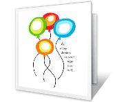 Dreams and Wishes happy birthday printable cards