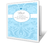 The Wonder of Love wedding printable cards