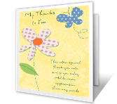 You're the Nicest saying thanks printable cards