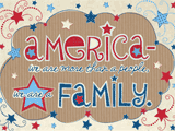America is Family 4th of july ecards