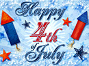 4th of July<br>7/4 Postcard