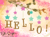 Hello - Taylor Swift<br>(Postcard) saying hi ecards