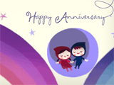 Rainbow Wishes<br>(Postcard) anniversary ecards