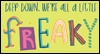 We're All Freaky (Postcard)