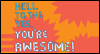 You're Awesome (Postcard)