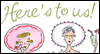 Here's To Us<br>Postcard Friendship Postcards
