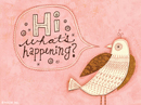 What's Happening Postcard