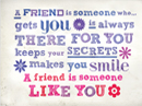 Friends Postcard