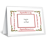 Sing to the Lord!<br>Add-a-Photo christmas printable cards