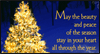 Beauty and Peace Christmas Ecard