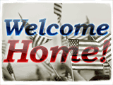 Welcome Home Troops (Postcard) veteran's day ecards
