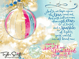 Glitter & Sparkle<br>Taylor Swift<br>(Postcard) christmas ecards