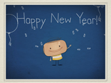Fun New Year<br>Resolutions new years ecards