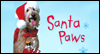 Santa Paws Christmas Ecard