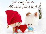 My Favorite Present<br>(Postcard) christmas ecards