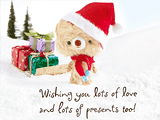 Love and Presents! (Postcard) christmas ecards