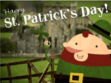 Luck and Laughter st patricks day ecard