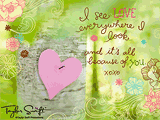 Love is Everywhere<br>Taylor Swift (Postcard) valentines day ecards