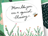 Moms are Blessings<br>(Personalize) mothers day ecards
