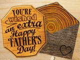 Extra Happy Wishes father's day ecards