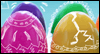 Painted Eggs Easter Ecard