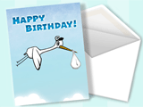 Bundle of Joy happy birthday ecards