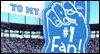 #1 Fan<br>Reply Card Thank You Postcards