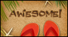 Toe-tally Awesome<br>Reply Card Thank You Postcards