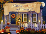 Fall's Magic Spell halloween ecards