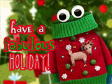 Yakety Yaks™<br>Holiday Sweater christmas ecards