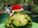 Merry Mistletoad<br>Talking Card christmas ecards