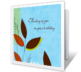 Happy Wishes happy birthday printable cards