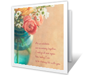 You Make Me Happy happy anniversary printable cards