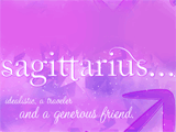 Sagittarius<br>(Postcard) happy birthday ecards