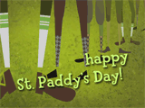 The Irish Jig st patricks day ecard