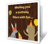 A Fun Birthday happy birthday printable cards
