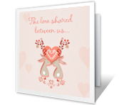 Hoppy in Love everyday dating and love printable cards