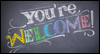 You're Welcome<br>Reply Card Thank You Postcards