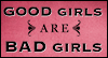 Good Girls Are Bad? Wow Words Postcard