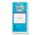 Party for the Grad<br>Invitation graduation printable cards