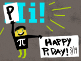 3/14 Happy Pi Day celebrate the date ecards