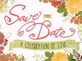 Celebrate Our Love<br>Save the Date save the date ecards