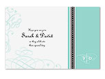 Damask Wedding RSVP