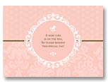 Classic Girl - Shower Invitation