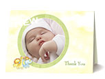 Noah's Ark Thank You (with photo) - set of 12